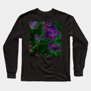 Black Panther Art - Glowing Edges 85 Long Sleeve T-Shirt